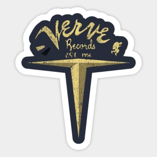 Verve Records 1956 Vintage Sticker